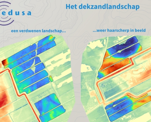 De ligging van het dekzand nabij het plangebied Dongenbosch in Drenthe